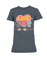 PEACE LOVE and CAROLE DID IT Gildan Ultra Ladies T-Shirt