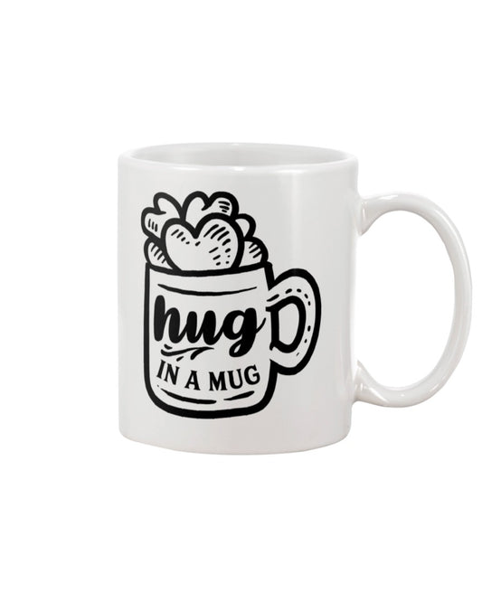 Hug in a Mug 15 oz mug and shirts