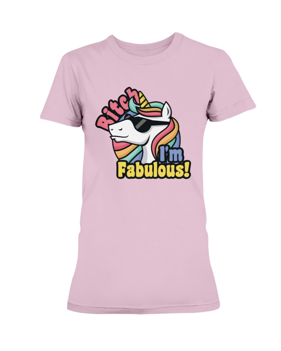 Funny unicorn shirt or mug Bitch I'm Fabulous funny unicorn coffee mug or shirt