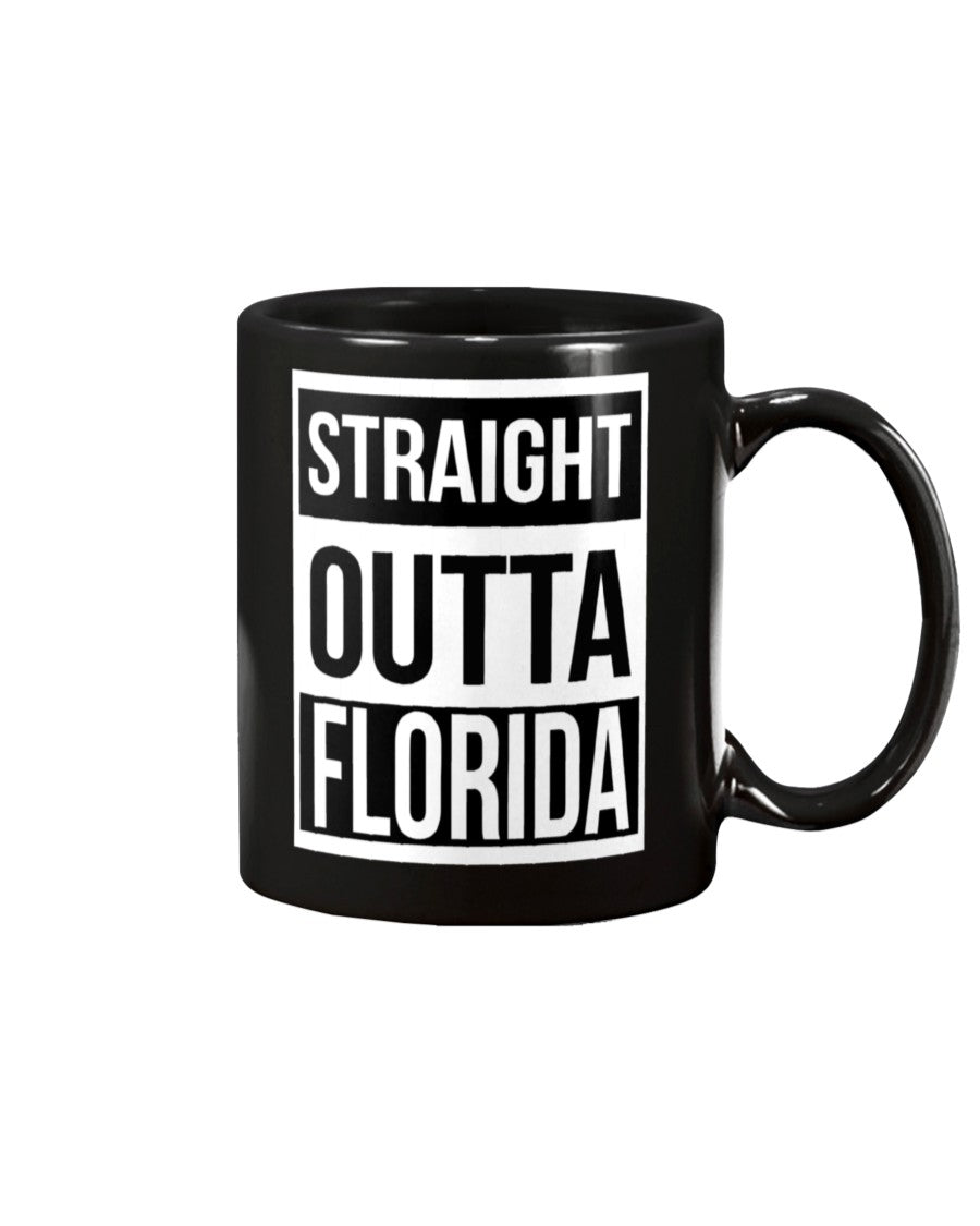 Funny Florida Straight Outta Florida coffee mug 15oz Mug