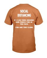 Social Distancing  Guidelines shirt Gildan Cotton T-Shirt