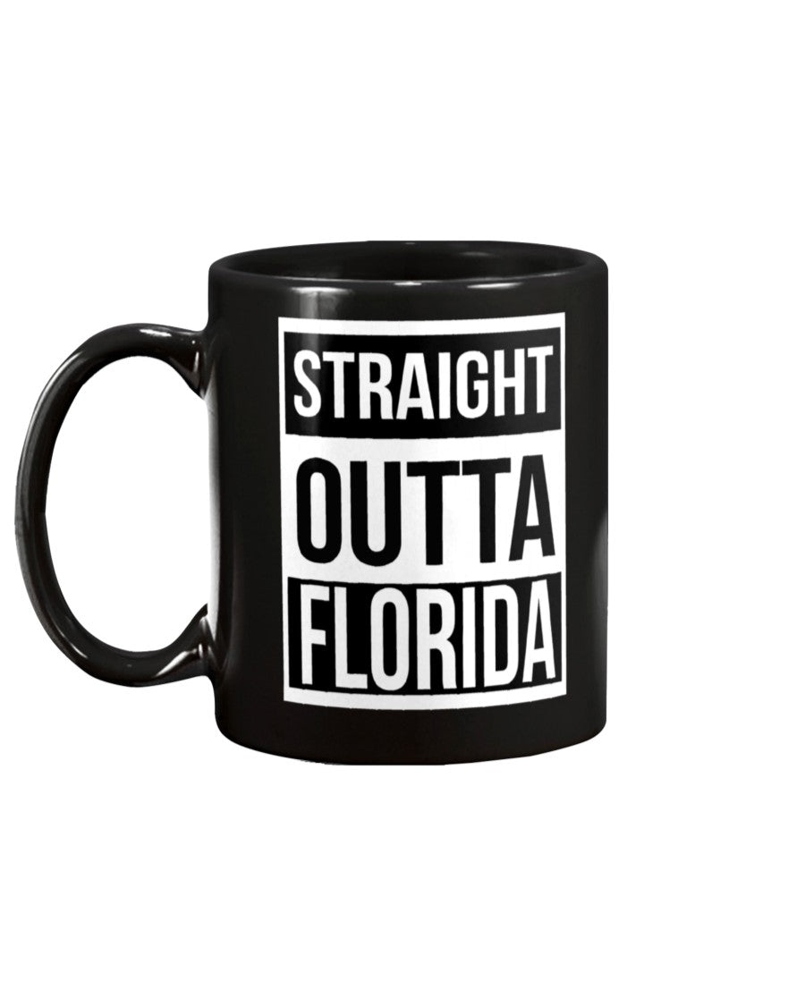 Funny Florida Straight Outta Florida coffee mug 15oz Mug