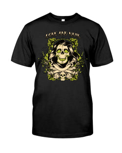 Love and Hate Skulls >> Fruit of the Loom Cotton T