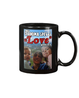 This grandma spells Love with 2 E's custom mug 15 oz.