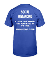 Social Distancing  Guidelines shirt Gildan Cotton T-Shirt
