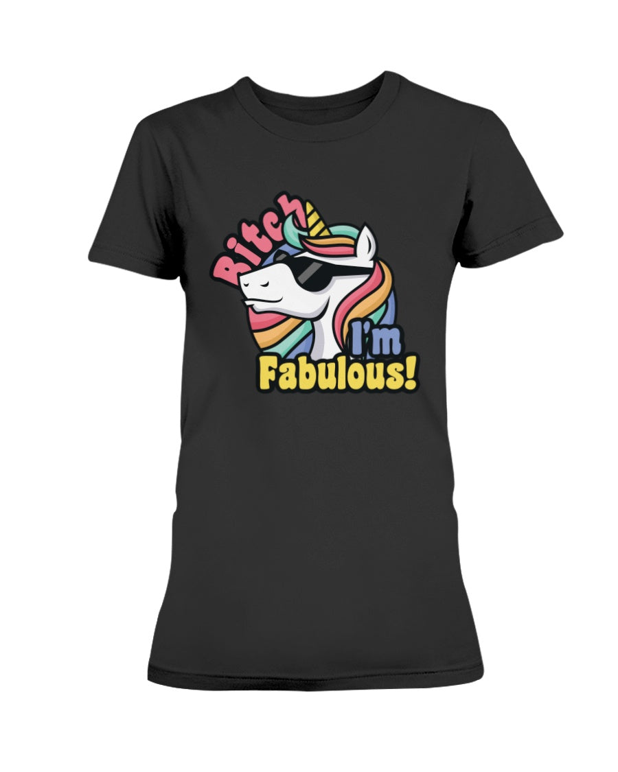 Funny unicorn shirt or mug Bitch I'm Fabulous funny unicorn coffee mug or shirt