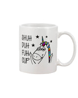 Funny coffee mug Unicorn Shuh Duh Fuh Cup 15 oz. ceramic coffee mug