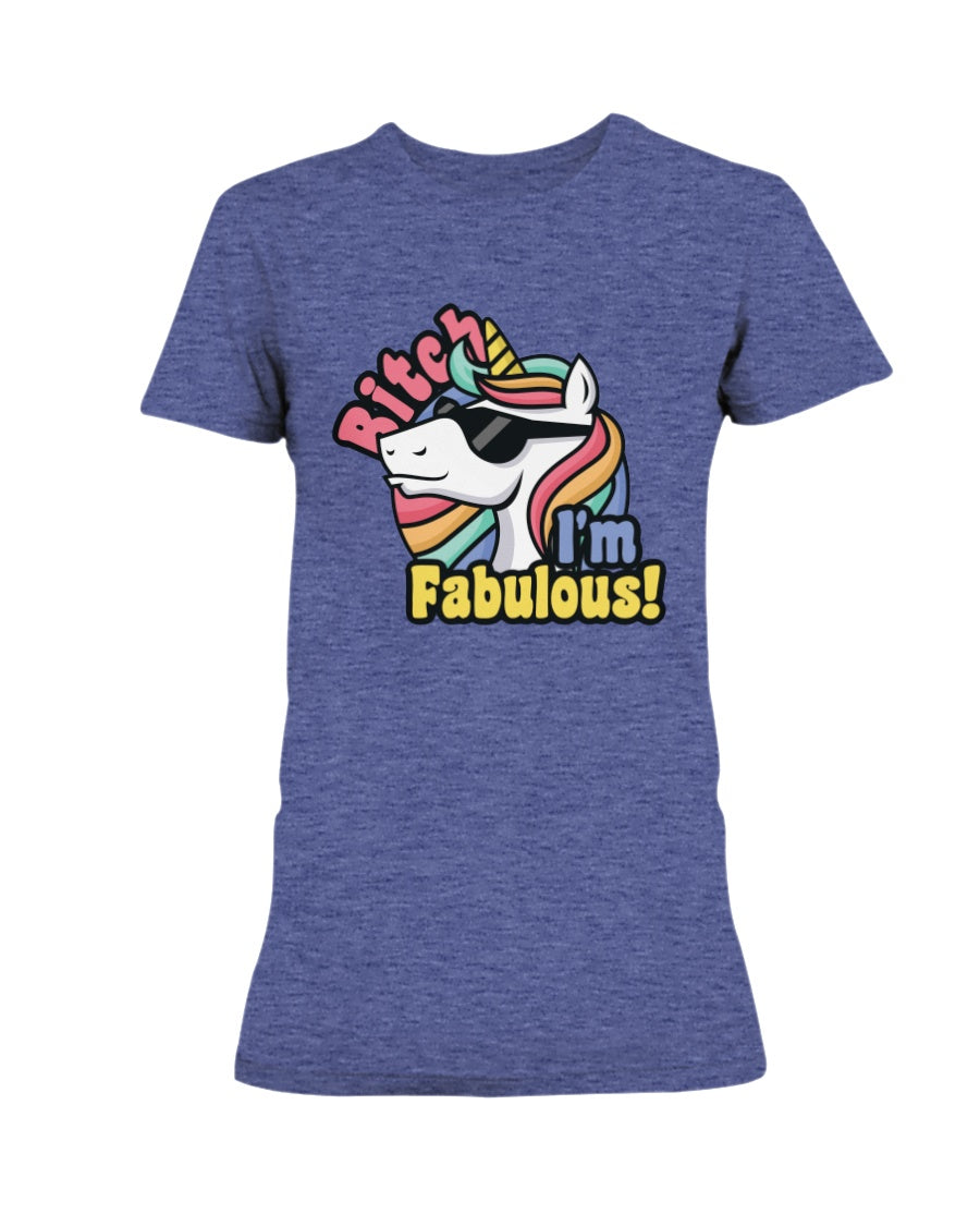 Funny unicorn shirt or mug Bitch I'm Fabulous funny unicorn coffee mug or shirt