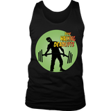 The Walking Deadlifts sleeveles Zombie lifting shirt! M/F cuts!