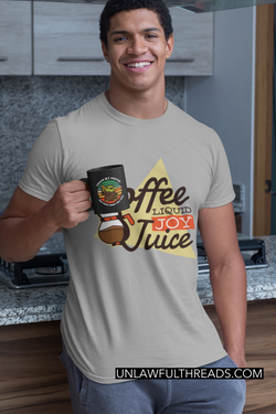 Coffee Liquid Joy Juice shirt mens/womens Gildan