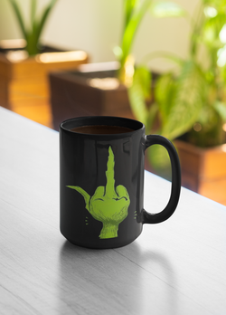 Grinch says Hello  coffee mug 15oz