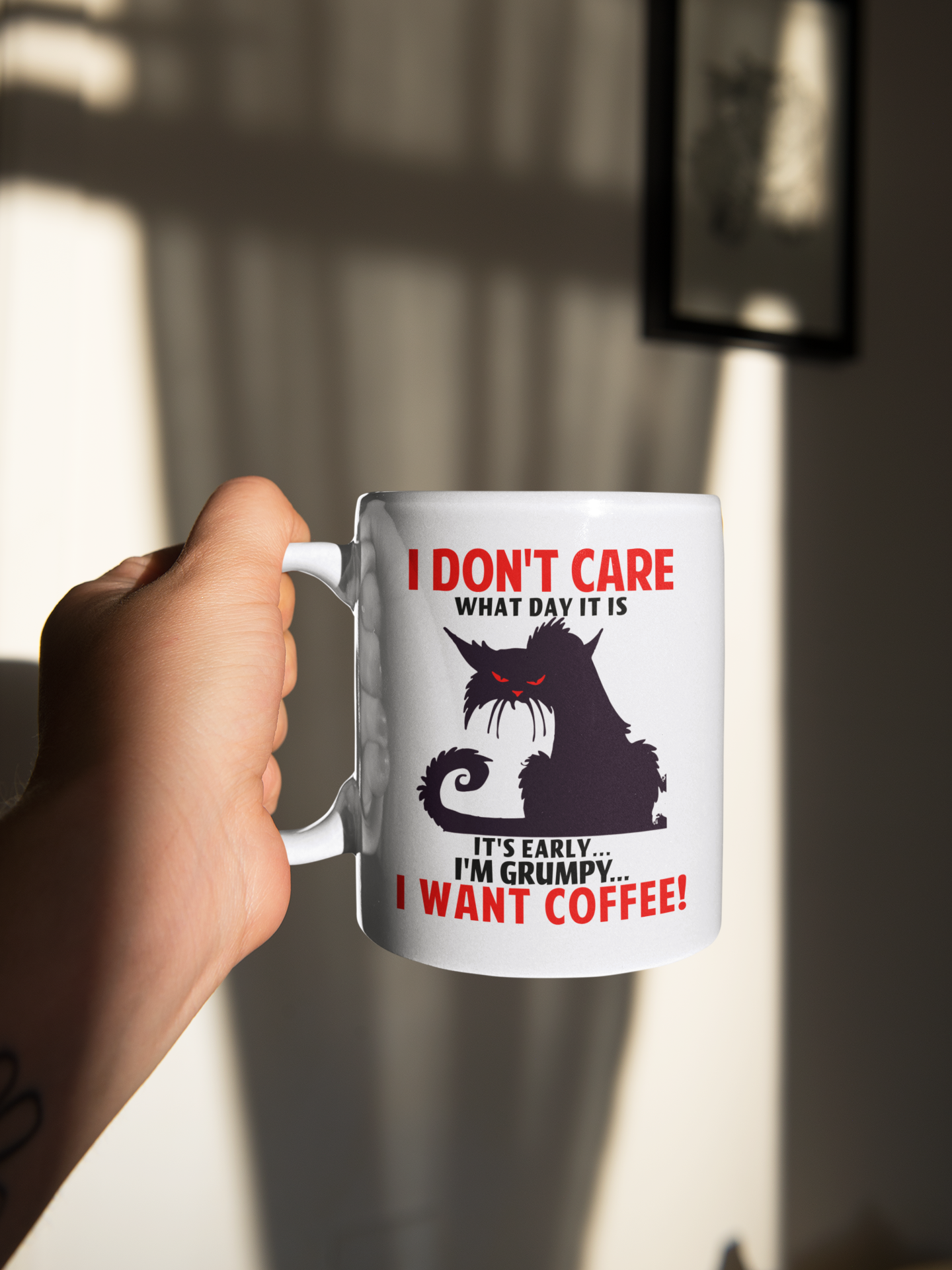 I don't care what day it is 15 oz. mug