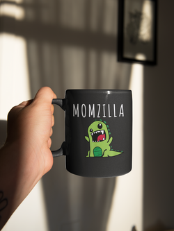 MOMZILLA 15 oz. coffee mugs and shirts available