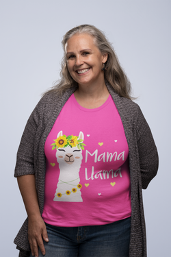 Mama Llama 15 oz. coffee mugs and shirts available