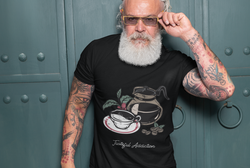 Tasteful Addiction coffee shirt Gildan cotton