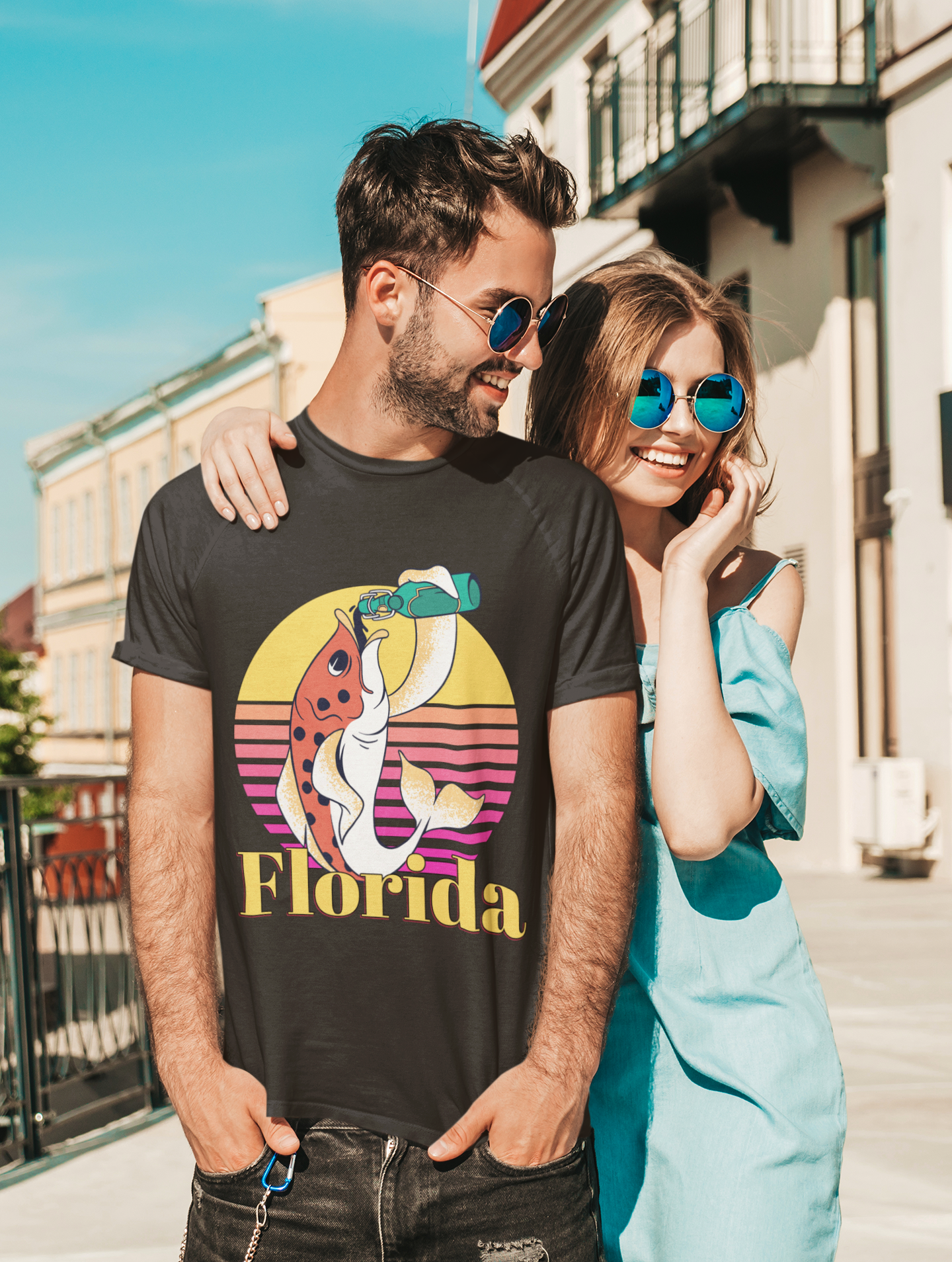 Florida drinking fish shirts