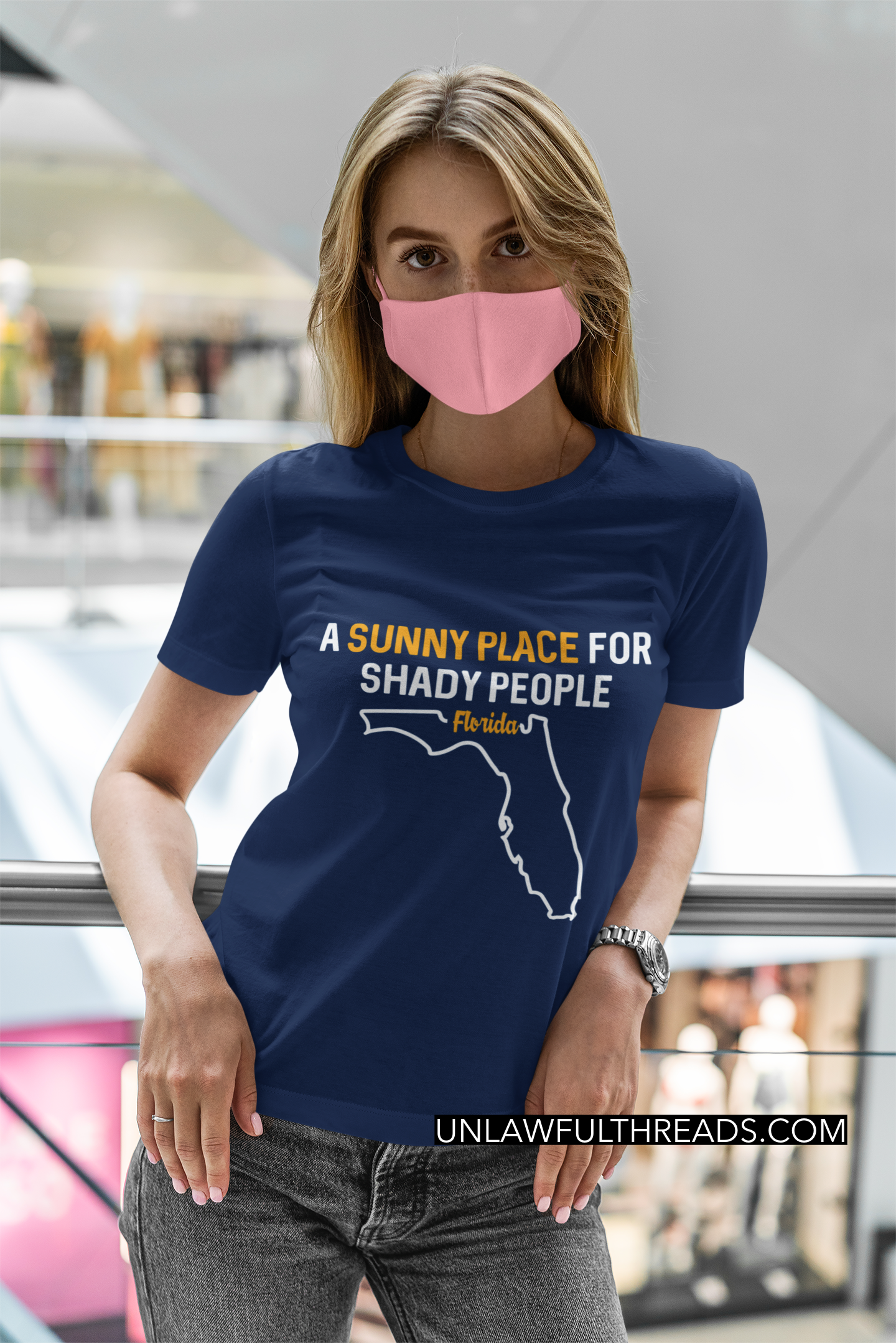 Florida; A sunny place for Shady people ~ 15 ounce mugs or classic cotton shirts