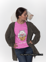 Cat Mom Gildan Ultra Ladies T-Shirt